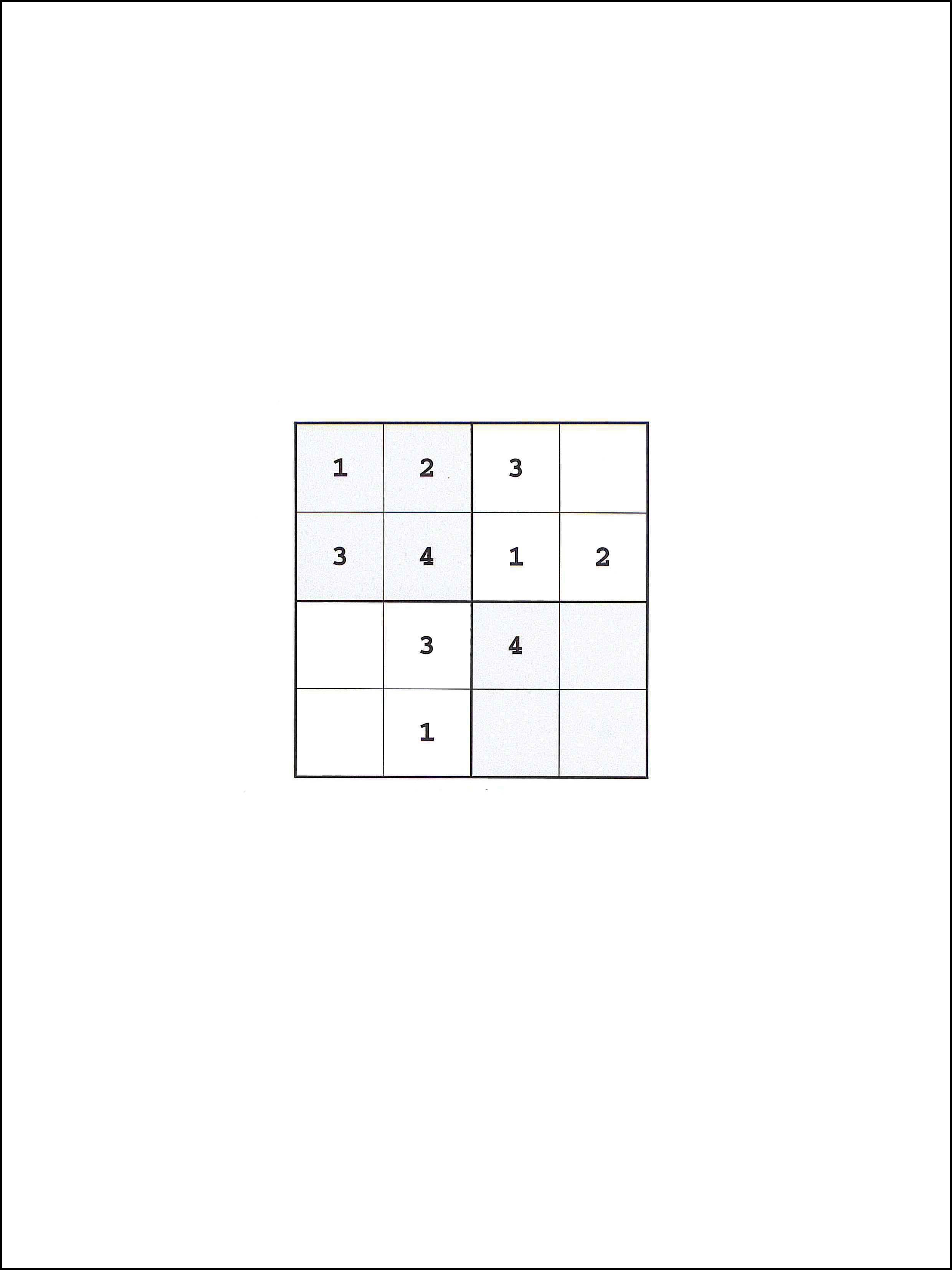 4x4 सुडोकु 67