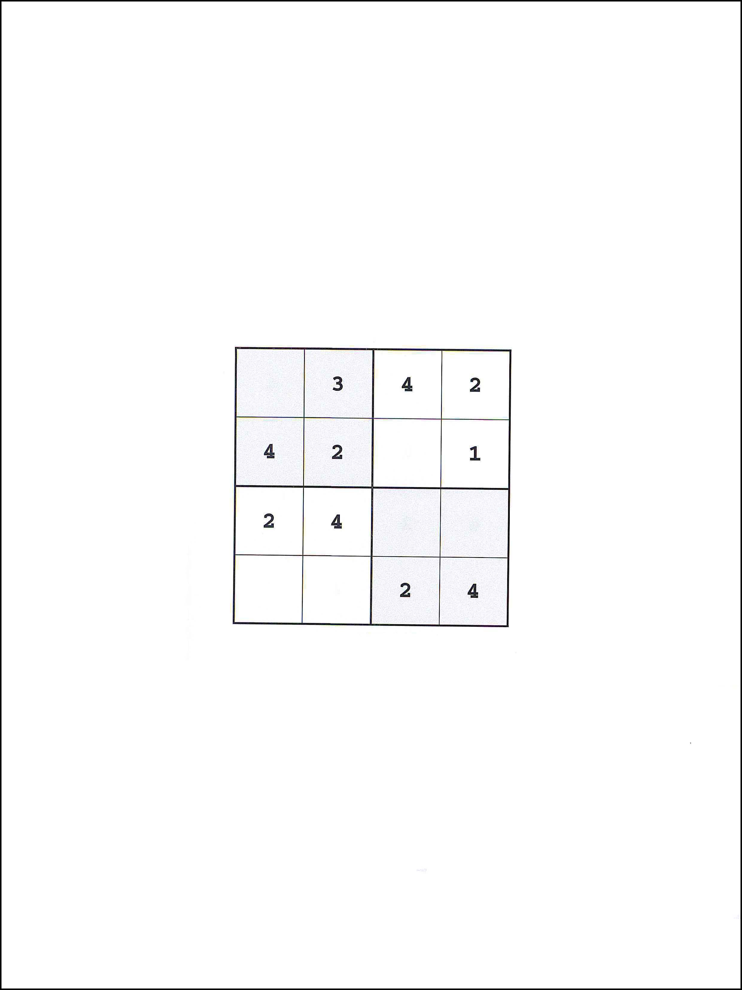 4x4 सुडोकु 7