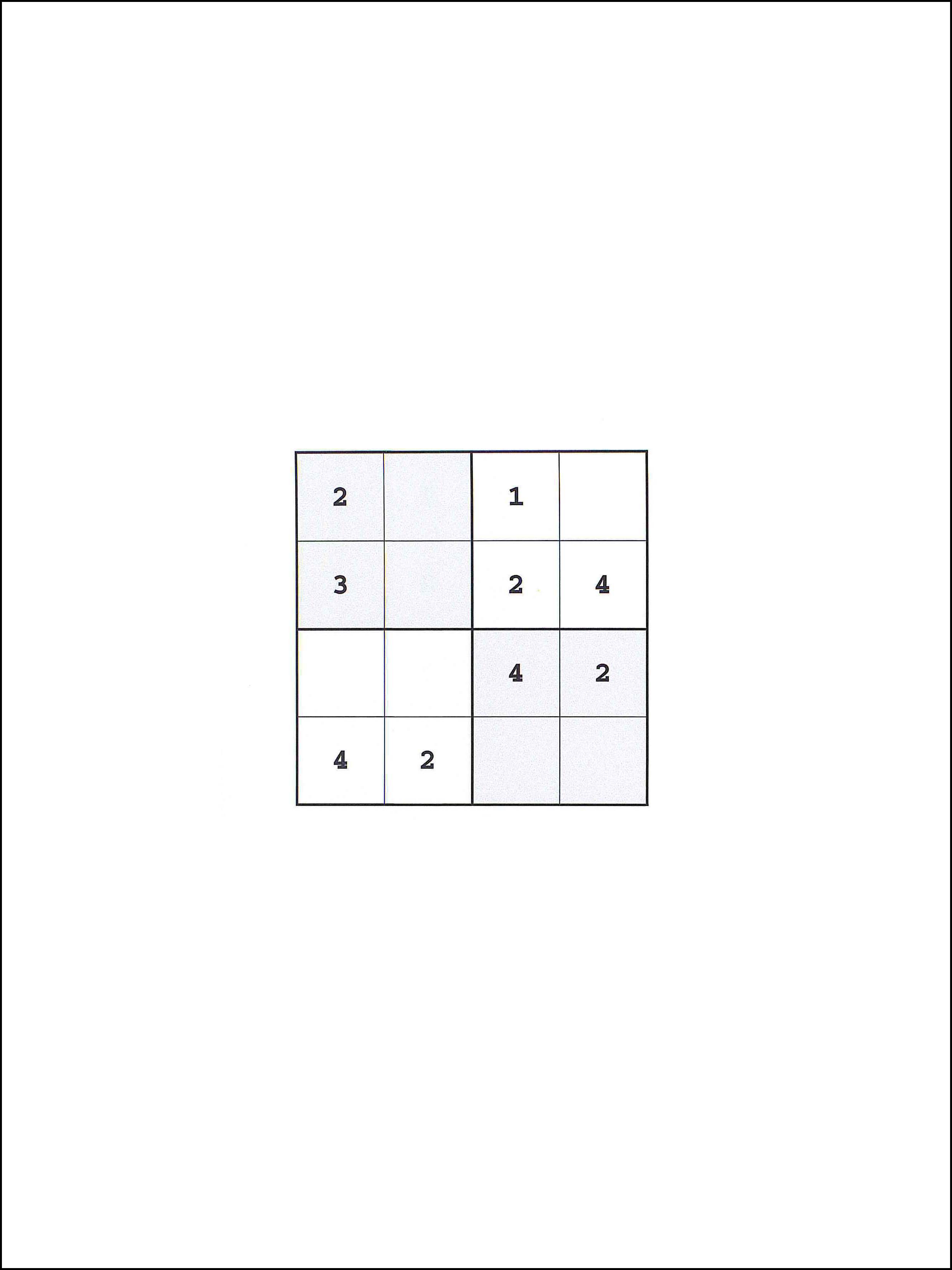 4x4 सुडोकु 8
