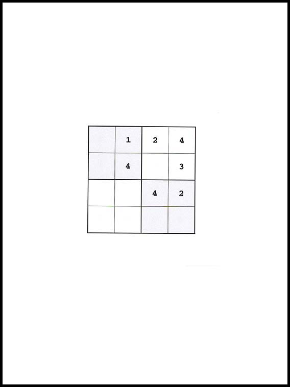 4x4 सुडोकु 83