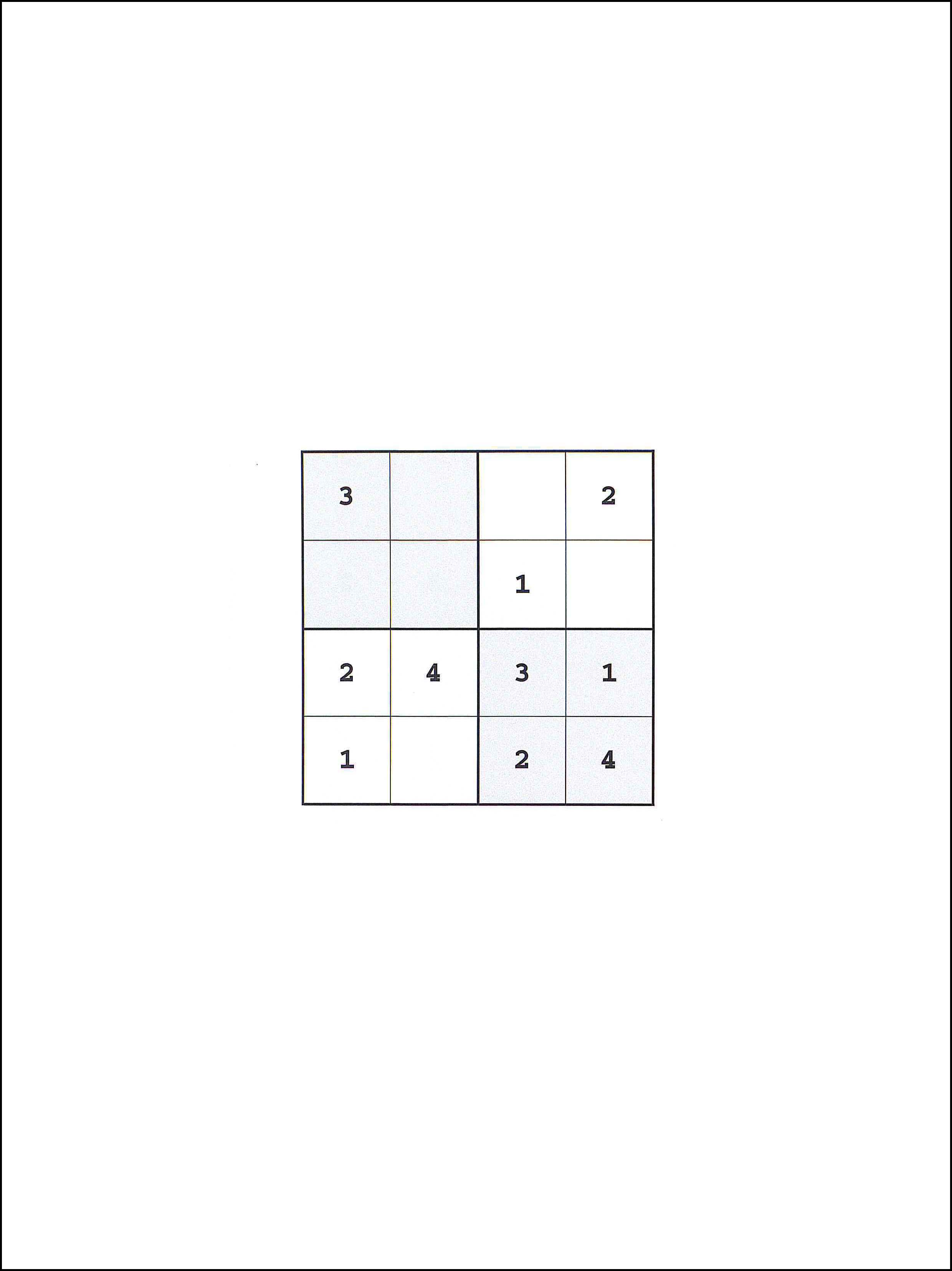 4x4 सुडोकु 85