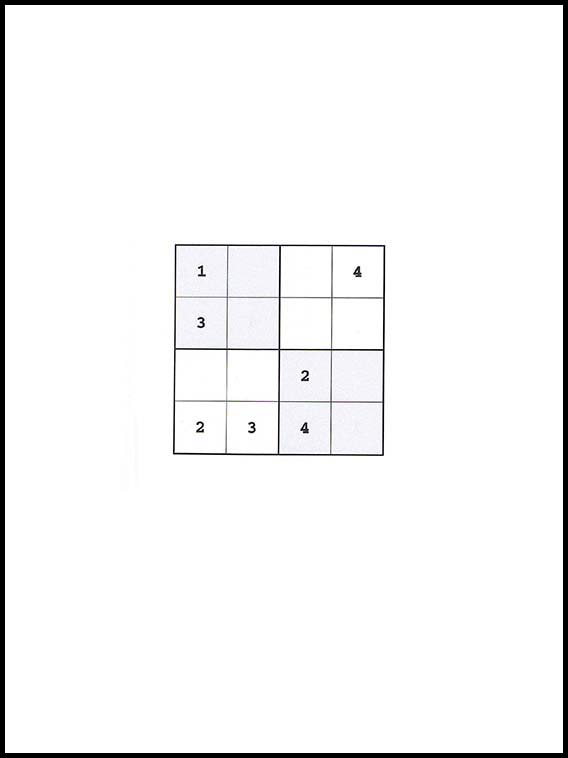 4x4 सुडोकु 96