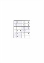 Sudoku 6x612