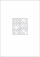 Sudoku 6x684