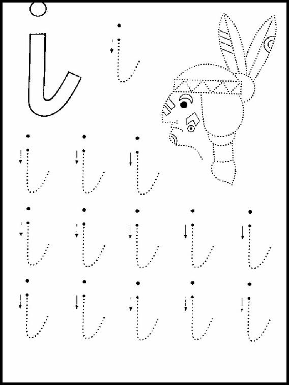 点つなぎ 母音を学ぶ 3