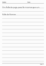 Handwriting in Simple Lines to learn Spanish79