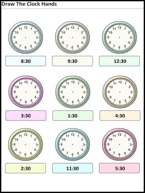 時計の針を示す 12