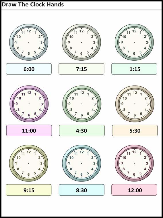 時計の針を示す 28