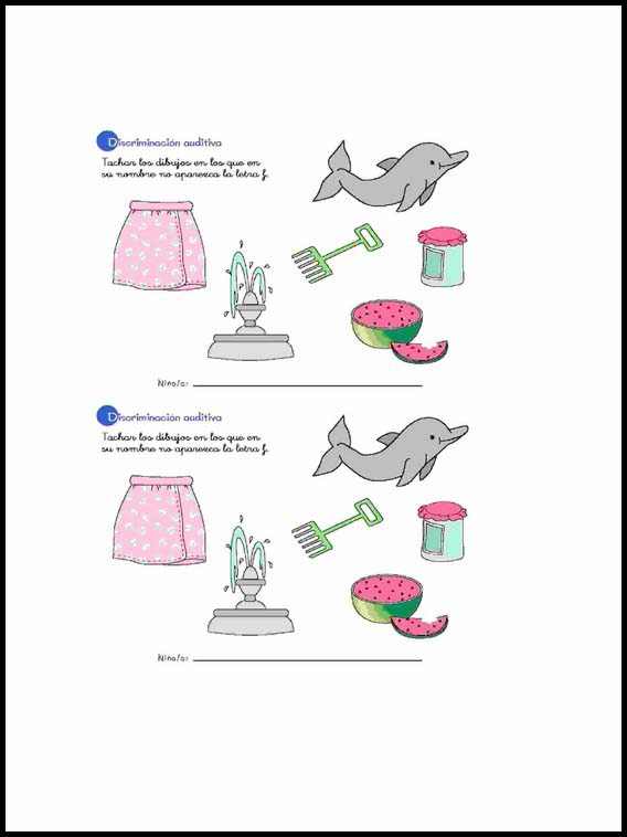 Auditory-Visual Differentiation to learn Spanish 11