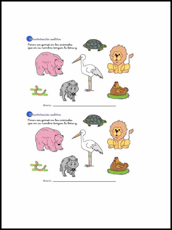 Auditory-Visual Differentiation to learn Spanish 13