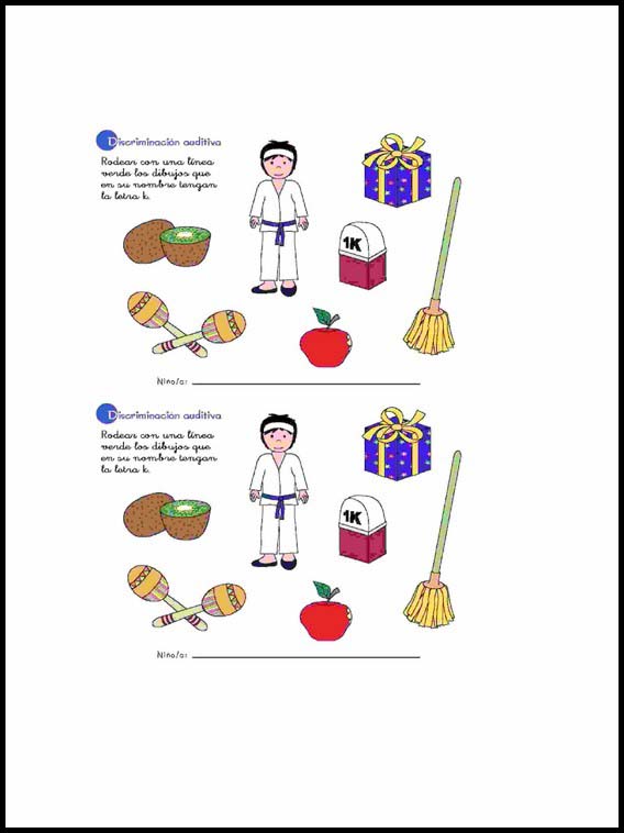 Auditory-Visual Differentiation to learn Spanish 21