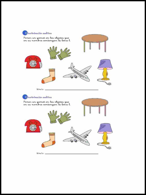 Auditory-Visual Differentiation to learn Spanish 23