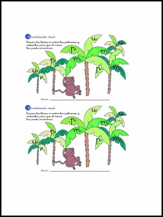 Auditory-Visual Differentiation to learn Spanish 26