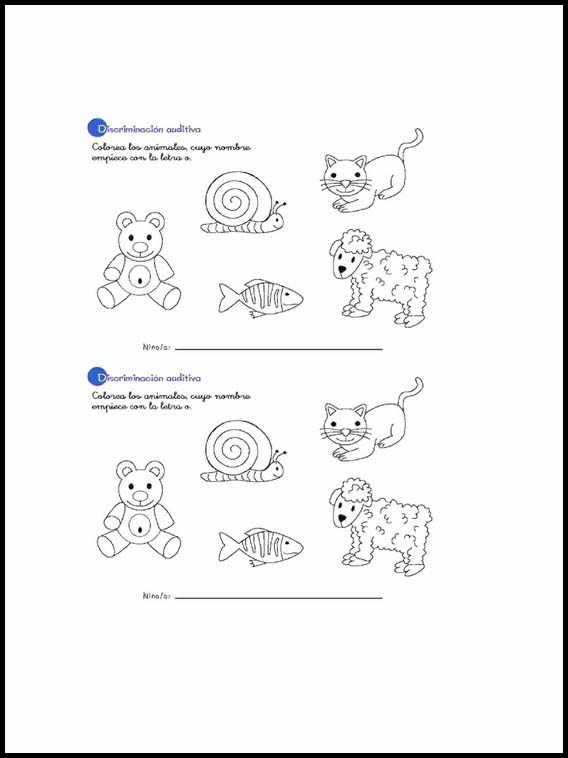 Auditory-Visual Differentiation to learn Spanish 31