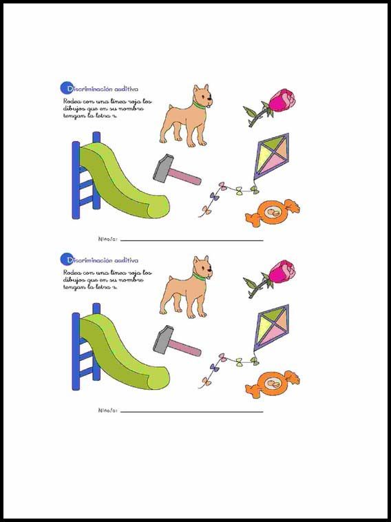 Auditory-Visual Differentiation to learn Spanish 37