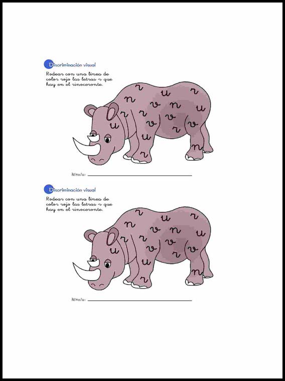 Auditory-Visual Differentiation to learn Spanish 38