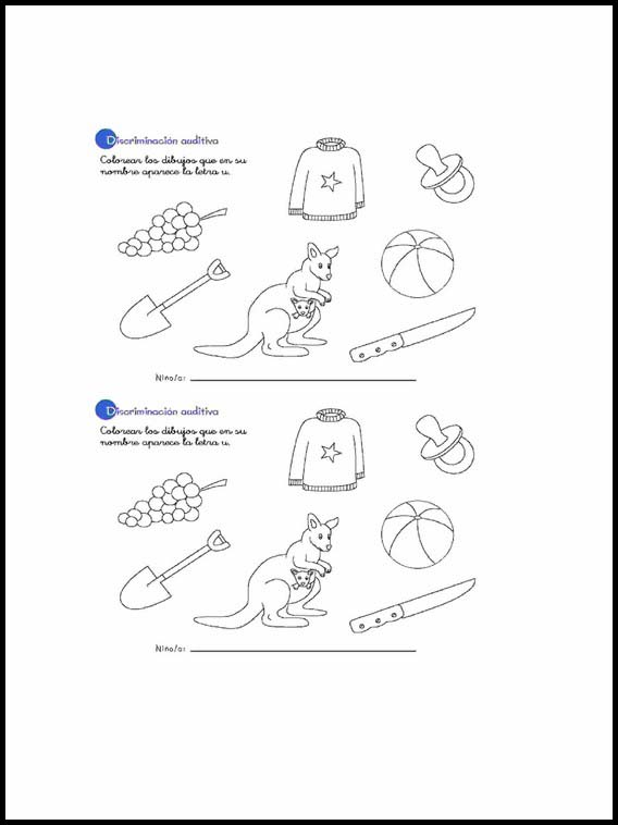 Auditory-Visual Differentiation to learn Spanish 43