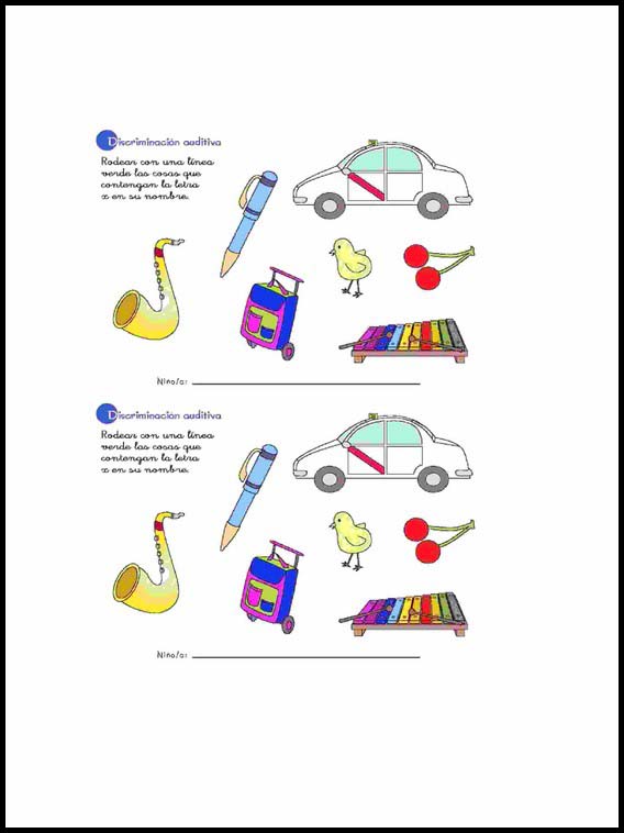 Auditory-Visual Differentiation to learn Spanish 49