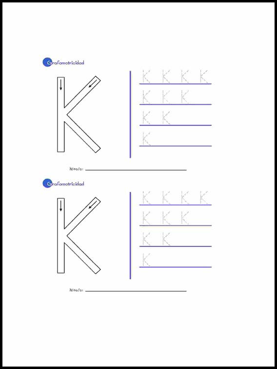 Alphabet to learn Spanish 22