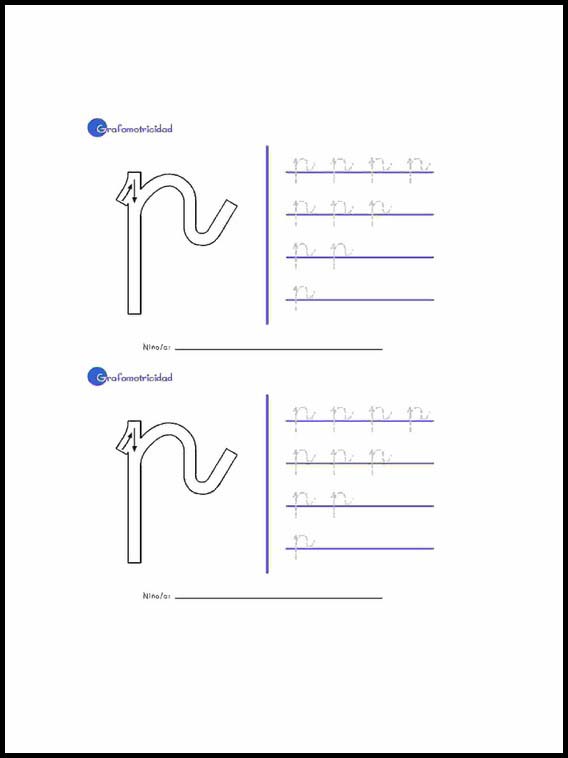 Alphabet to learn Spanish 34