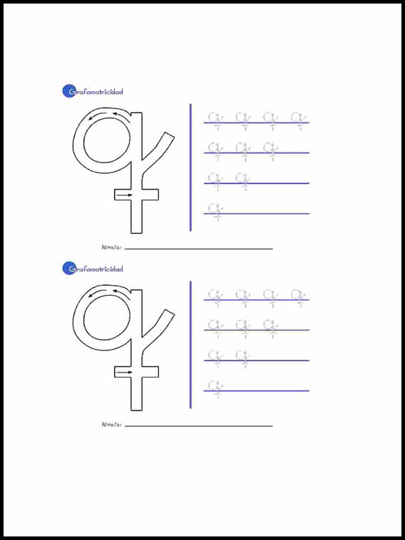 Alphabet to learn Spanish 36