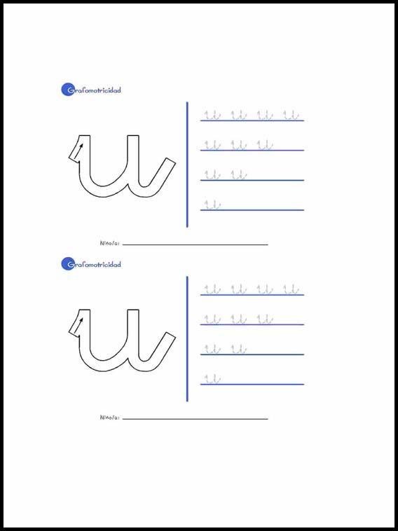 Alphabet to learn Spanish 44