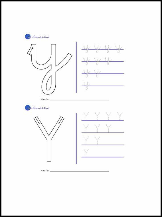 Alphabet to learn Spanish 51