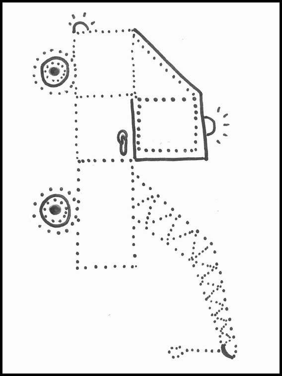 Connect the dots and colouring 32