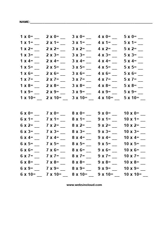 Multiplication easy 13