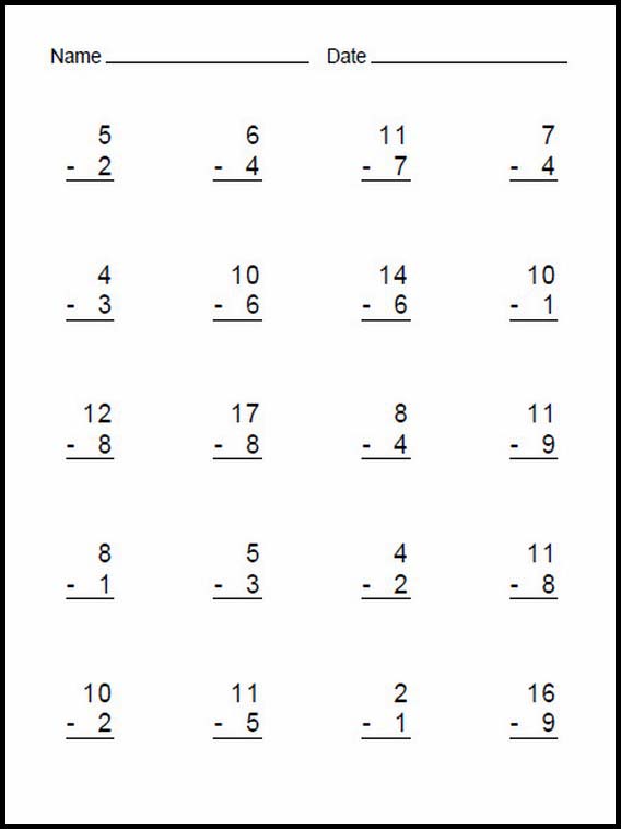 Subtraction easy 24