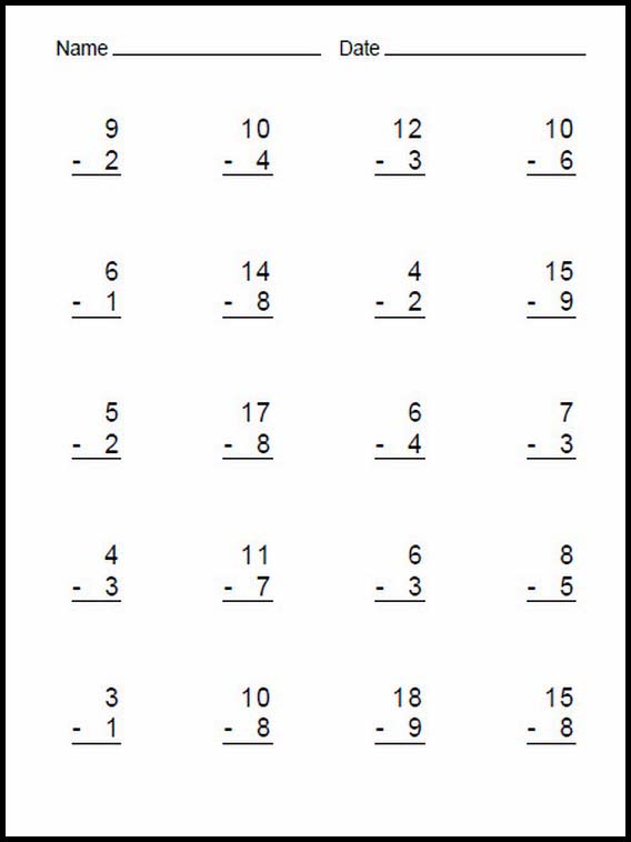 Subtraction easy 26