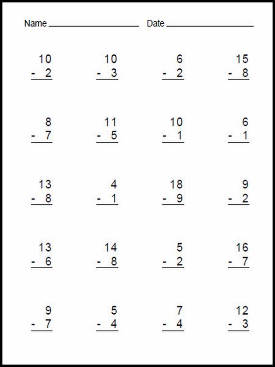 Subtraction easy 4