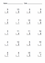 Subtraction easy13