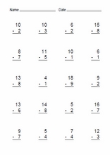 Subtraction easy4