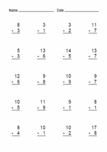 Subtraction easy5