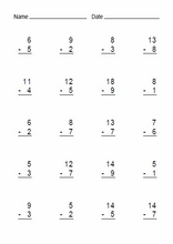 Subtraction easy8