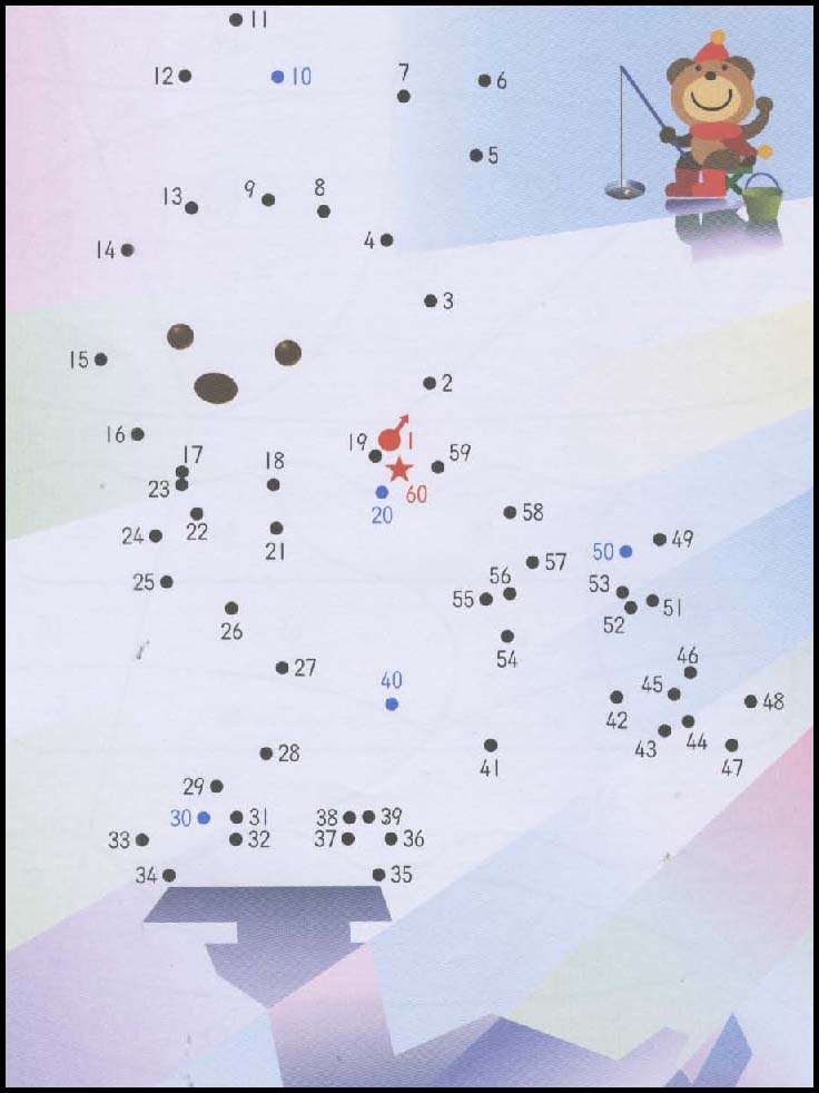 Connect the dots following the numbers 103