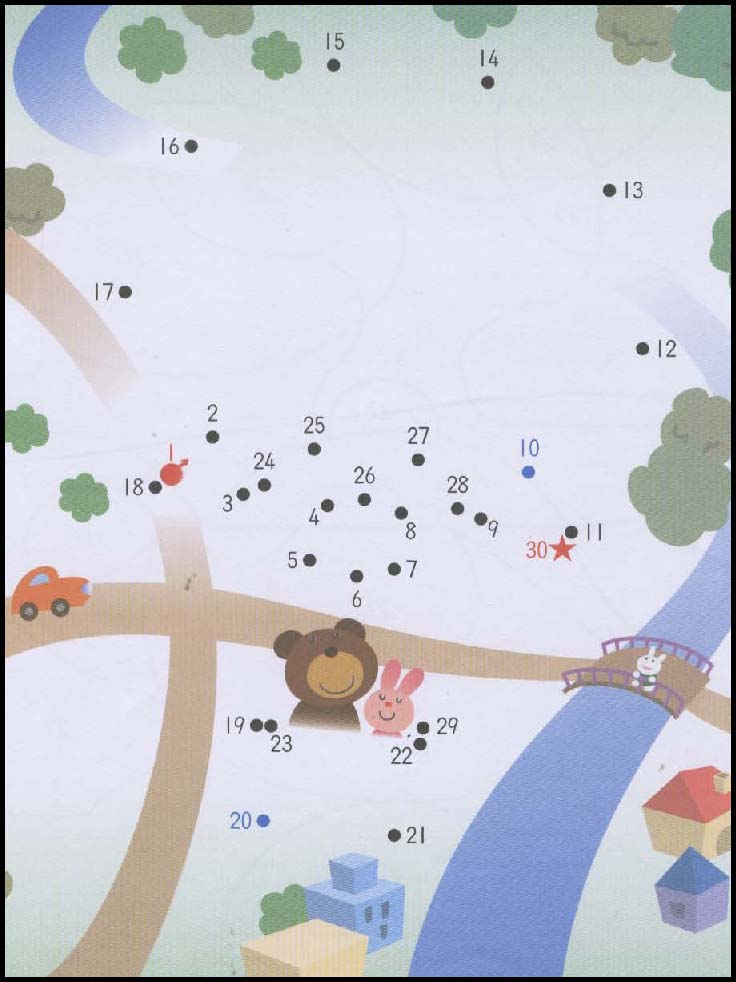 Connect the dots following the numbers 108