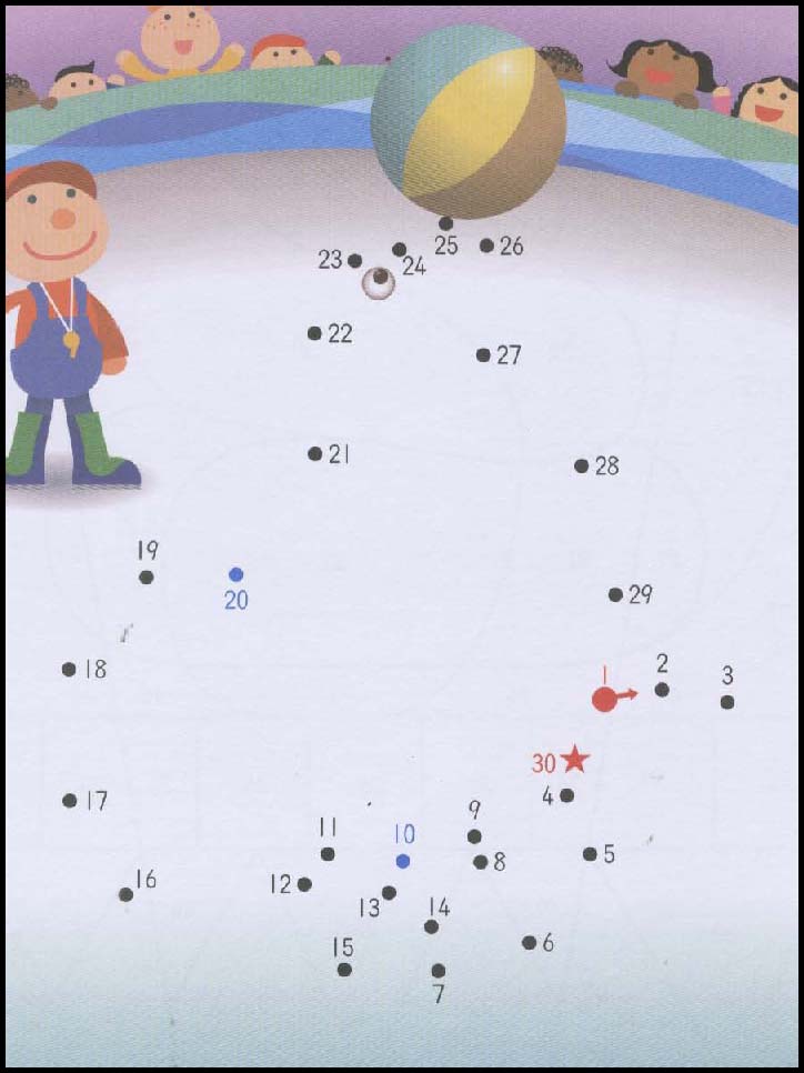 Connect the dots following the numbers 110