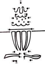 数字の書いてある点をつなぐ25