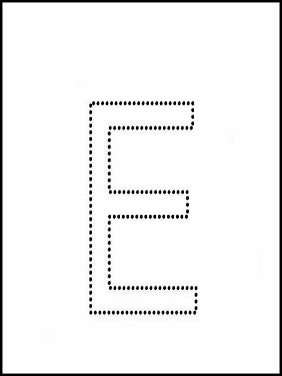Connect the dots. Alphabet 5