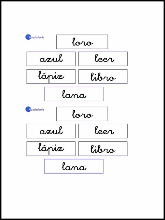 Vocabulary to learn Spanish 12