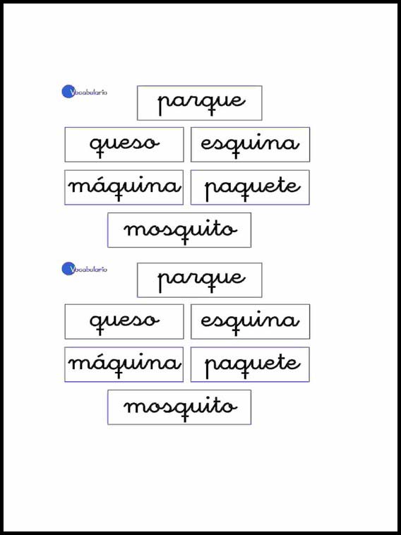 स्पेनिश सीखने के लिए शब्दावली 18