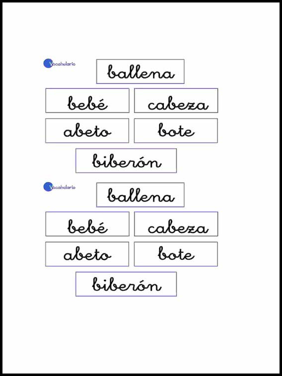 Vocabulary to learn Spanish 2