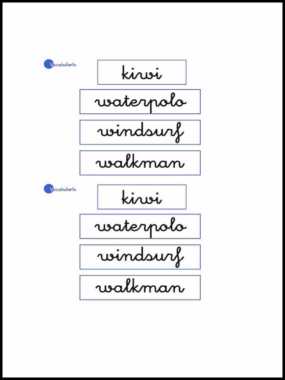 Vocabulary to learn Spanish 24