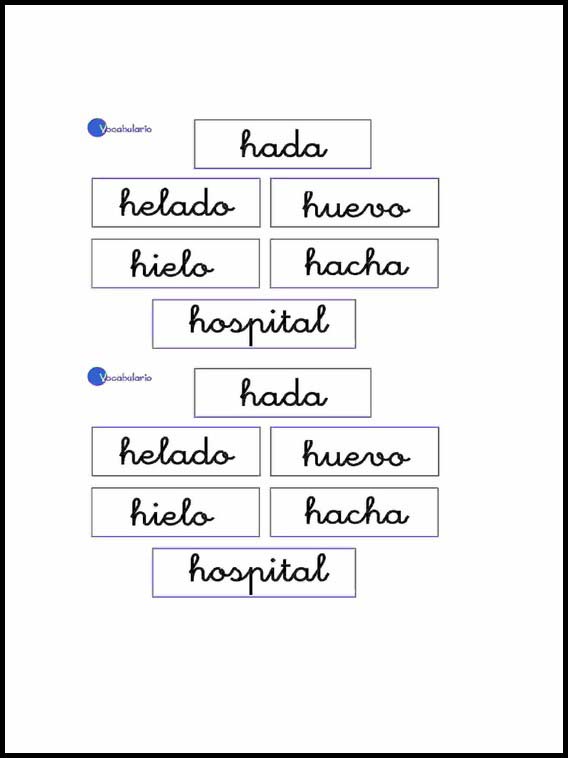 Словарный запас для изучения испанского языка 8