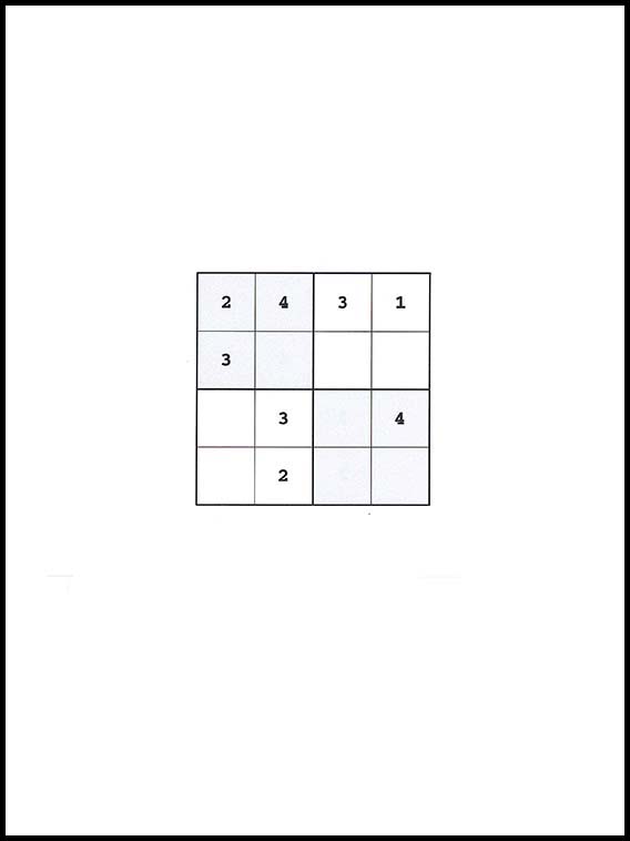 Sudoku 4x4 43