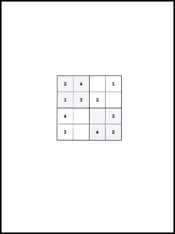Sudoku 4x4 47