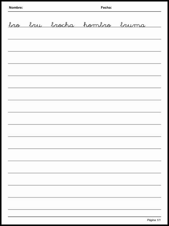 Caligrafia lineas simples 29