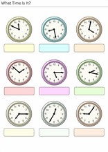 ¿Que hora es?6